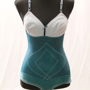 Vintage Aqua Body Briefer/Girdle